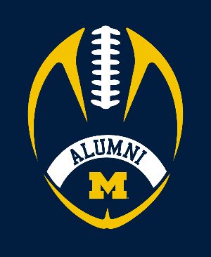 UM football alumni logo