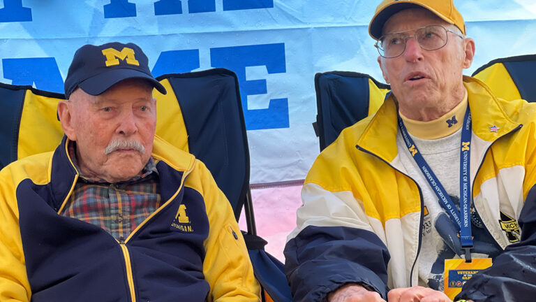 john sitting in VOG tent