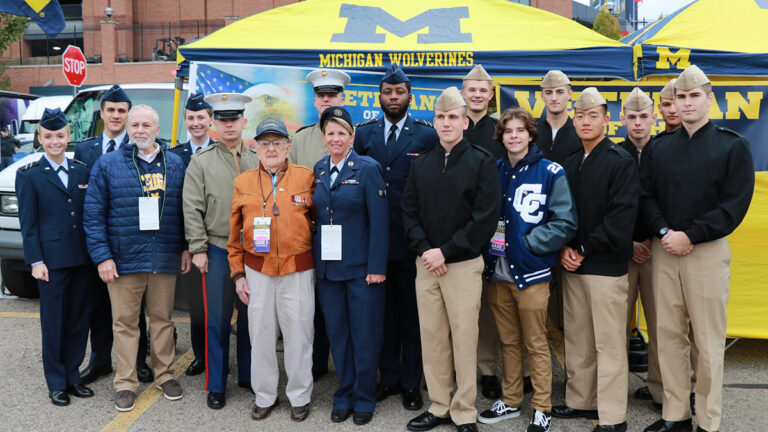 michael with military members