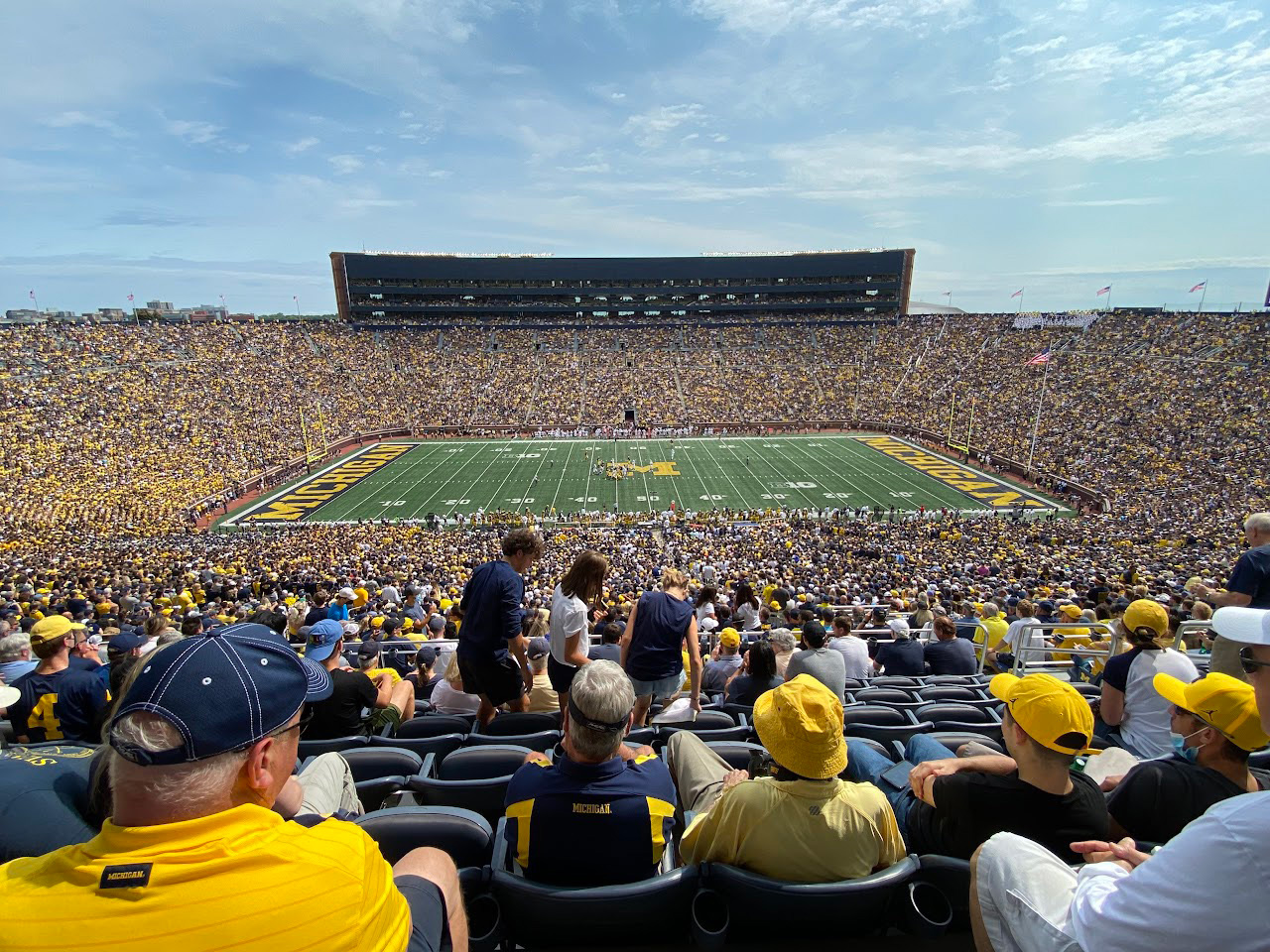 Michigan University football game