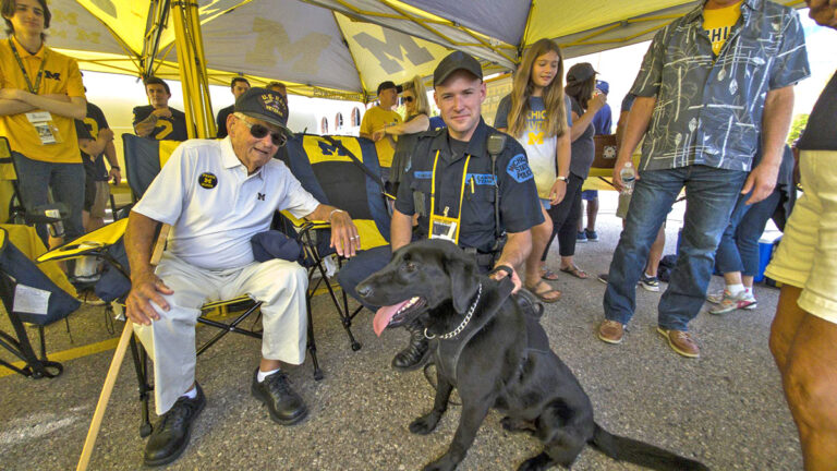 morrison with police dog