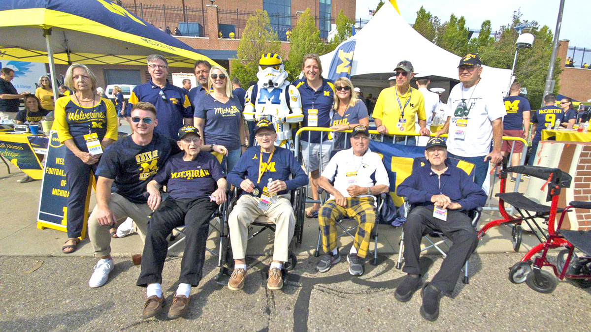 sperkoski with other vets families and stormtrooper