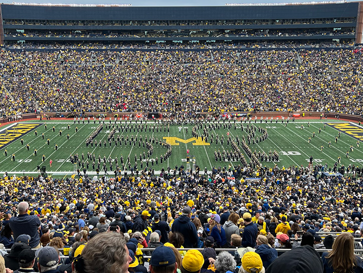 um band on field